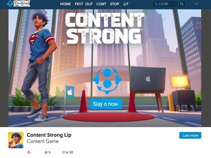 Dashboard of a corporate content management system